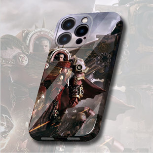 战锤40k游戏周边12光面手机壳11适用XSMAX苹果XR保护套iPhone14菲林硬壳小米13PRO华为nova456789三星S22玻璃