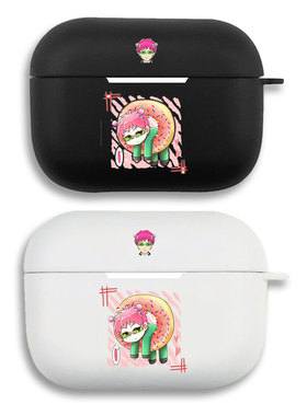 齐木楠雄的灾难动漫耳机套适用Airpods保护壳苹果2无线蓝牙盒3代pro软硅胶1磨砂硬全包分体式第一二三代typec