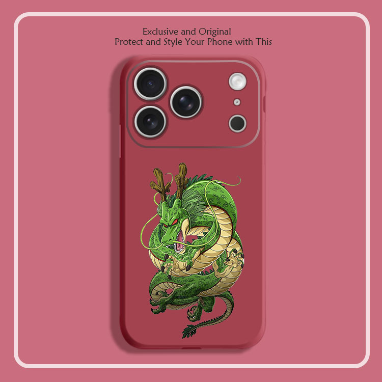 七龙珠 周边 神龙8色液态硅胶12手机壳11适用14MAX苹果15 16 17 PRO红米K70一加VIVO小米13挂绳IQOO12华为