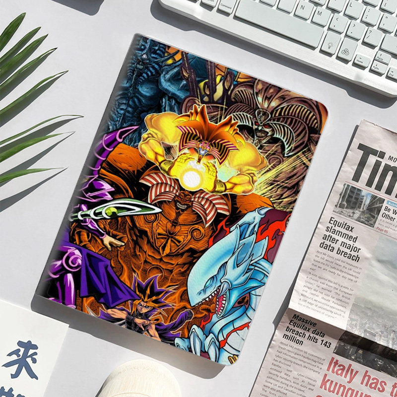 游戏王 武藤游戏 动漫 法老王 王样平板皮套适用ipad10保护壳pro13全包mini6软air56蚕丝纹10.9寸