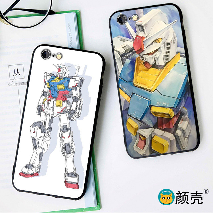 RX-78-2高达适用于XS MAX手机壳苹果6s动漫8软套7plus磨砂XR小米5