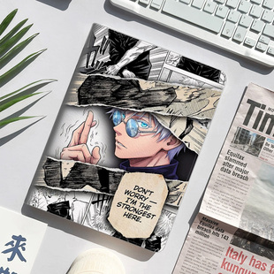 咒术回战五条悟平板皮套适用ipad10保护壳pro13全包mini6软air56蚕丝纹10.9寸华为10.2笔槽11.5s小米三星