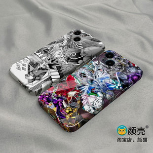 武藤游戏王12光面手机壳11适用XSMAX苹果XR保护套iPhone14菲林硬壳小米13PRO华为nova789三星S22玻璃S23ultra