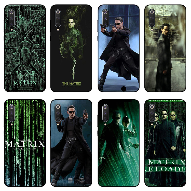 黑客帝国手机壳适用MIX3小米10PRO华为K20一加8苹果K30红米NOTE67