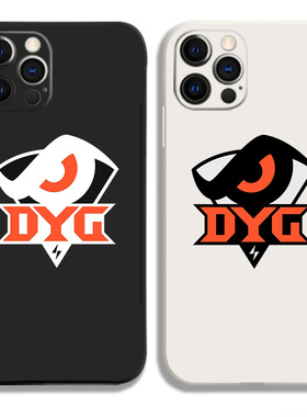 王者DYG荣耀战队手机壳适用苹果12华为P40液态11PRO硅胶NOVA45678