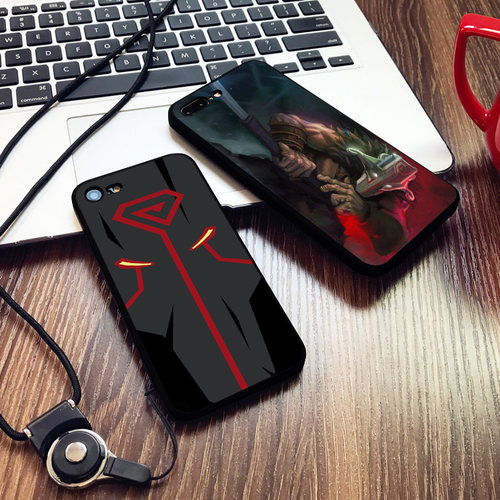 DOTA2剑圣手机壳适用6s苹果XS MAX 8plus磨砂iphone7软壳11挂绳XR