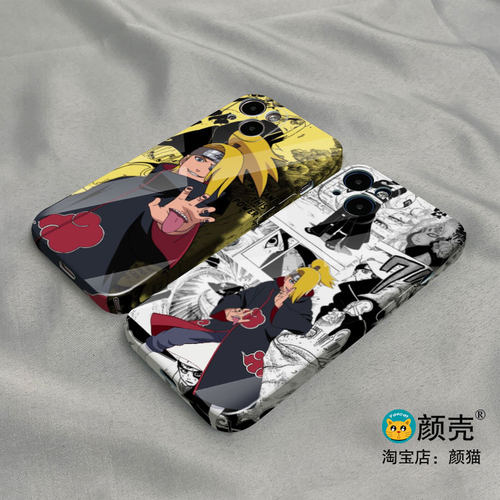 火影忍者 迪达拉 12光面16Plus手机壳11适用XS MAX苹果XR保护套iPhone14菲林硬壳小米13PRO华为P50 VIVO S15