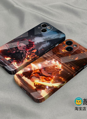 鬼灭之刃 炭治郎 善逸12光面手机壳11适用XSMAX苹果XR保护套iPhone14菲林硬壳小米13PRO华为nova45678910硅胶