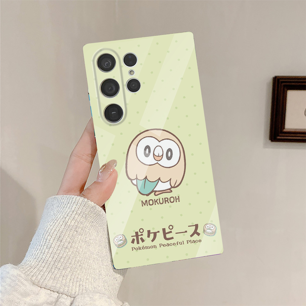 宠物小精灵木木枭手机壳适用三星Galaxy  S21 S22 S23 S24硬Plus菲林Ultra光面A23 A53 A73 A21S A13 A12 A11