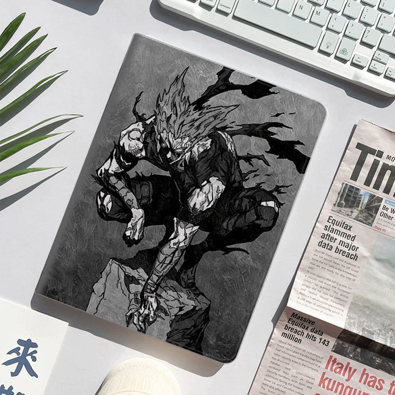 饿狼一拳超人漫画周边平板皮套适用ipad10保护壳pro13全包mini6软air56蚕丝纹10.9寸华为10.2笔槽11.5s小米