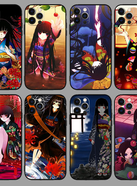 地狱少女动漫周边11液态硅胶12PRO手机壳适用XSMAX苹果iPhone678S