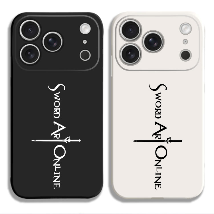 SAO刀剑神域手机壳适用iPhone15硅胶13苹果16液态12保护套17PROMAX挂绳VIVO华为MATE80PRO红米K90一加OPPO