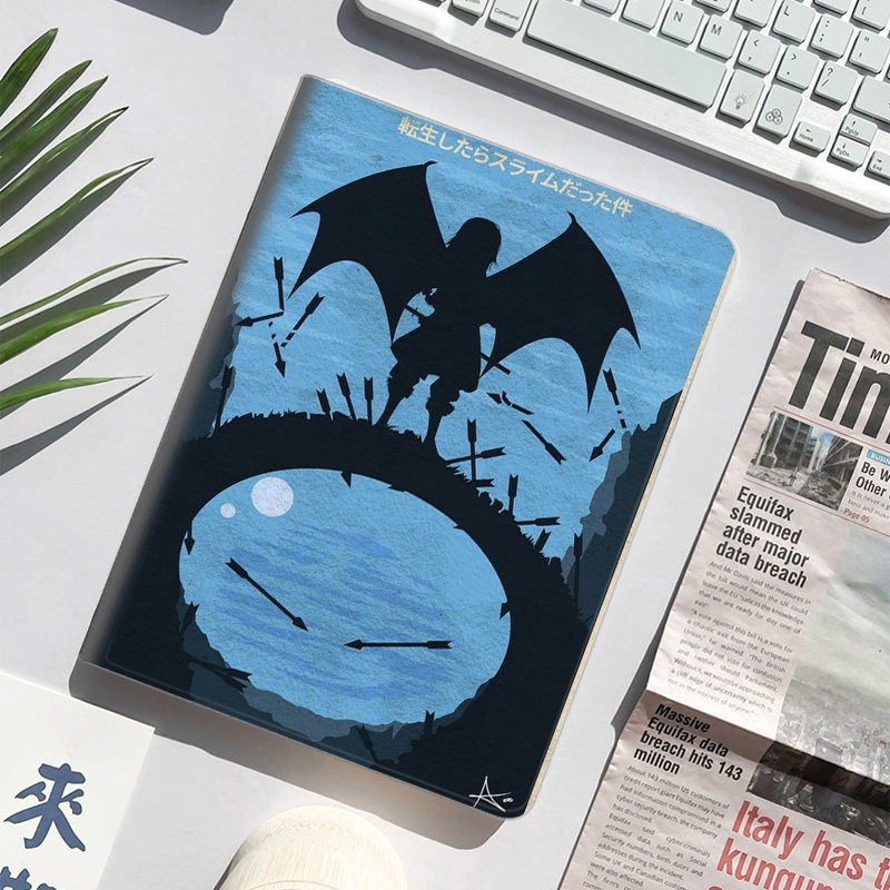 史莱姆这档事 利姆鲁·特恩佩斯特 动漫 萌王平板皮套适用ipad10保护壳pro13全包mini6软air56蚕丝纹10.9寸