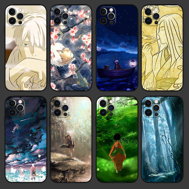 虫师动漫周边11液态硅胶12PRO手机壳适用XSMAX苹果iPhone78SE小米