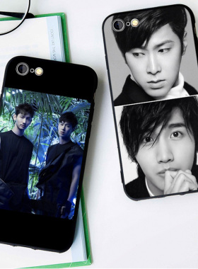 东方神起/郑允浩6s适用x手机壳8plus磨砂iphone11软壳7p挂绳6黑色