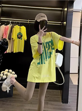 联名短袖t恤女纯棉下衣失踪