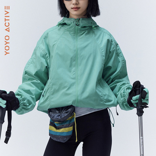 YOYOACTIVE三防夹克外套 早秋风衣 户外徒步露营特氟龙三防薄款