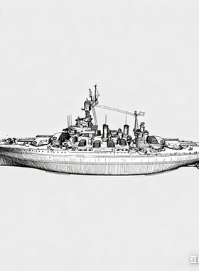 预售SSC1250135/S 1/1250 军事模型 美国 科罗拉多级马里兰战列舰