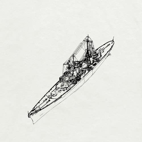 预售SSC200203/S 1/200德国海军希佩尔海军上将级布吕歇尔号二号