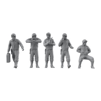 SSMODEL 各比例 兵人模型 美国坦克手  5pcs