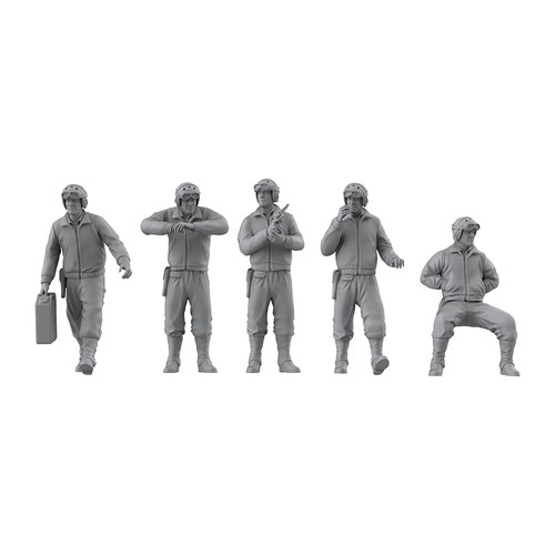 各比例 兵人模型 美国坦克手  5pcs