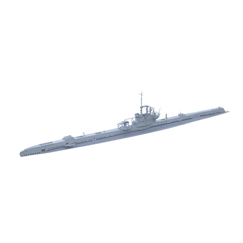 1/350比例军事模型 英国海军 坚定潜艇 配兵人