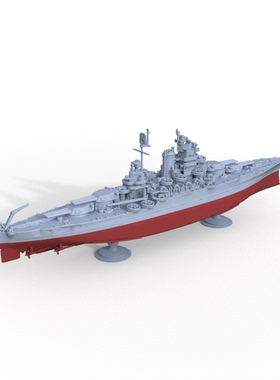 SSC2400704/S 1/2400 美国 新墨西哥级战列舰 “密西西比” 号