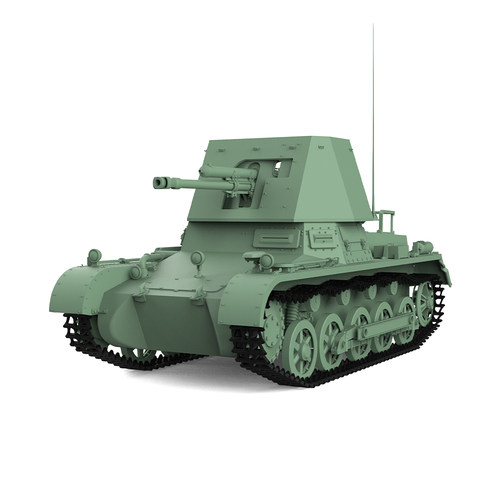MRY-SFW SS24708 1/24 军事模型 德国I号 B型 47mm 突击炮