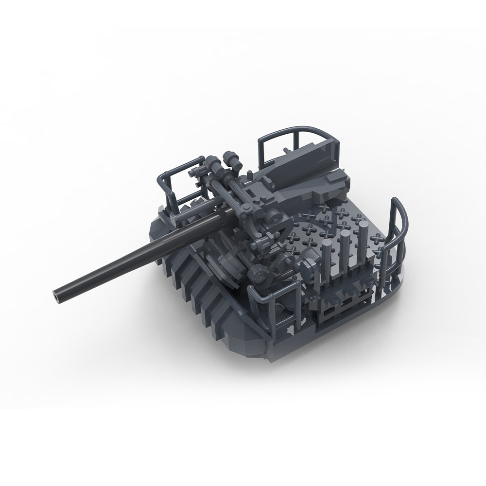 老姚手工坊 美国海军 5英寸 38口径127mm 单门火炮 基于 Mk32