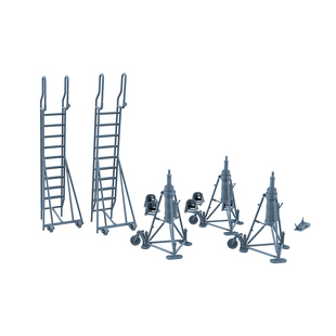 幻影2000C 法国 地勤套件 老姚手工坊 飞机模型升级件