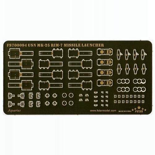 五星FS700094 1/700现代美国海军 MK-25 RIM-7 导弹发射器（4台）