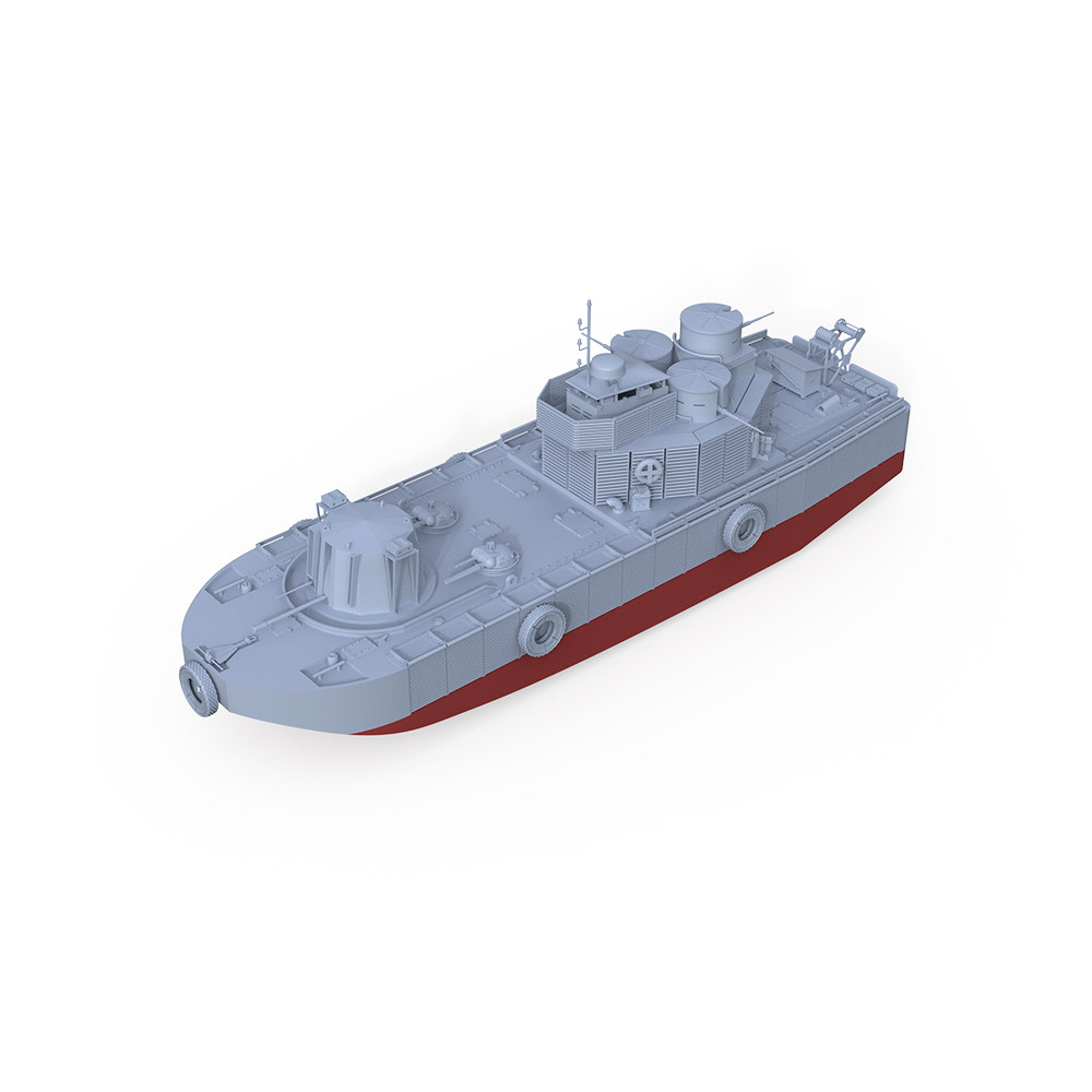 SSC144541/S 1/144 模型 美国 LCM(6)型(喷火)支援登陆艇打火机号