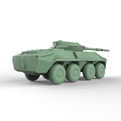 1/144比例 军事模型 苏联 2S14 Zhalo-S坦克歼击车 配兵人
