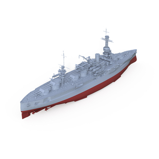 1/350比例军事模型 美国 BB-32 1927 怀俄明级战列舰 配兵人