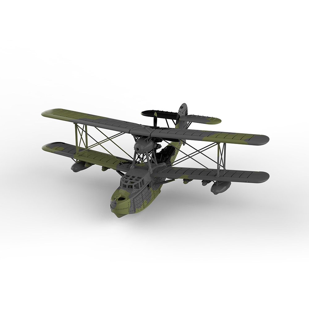 老姚手工坊 lyr200006 1/200 英国超级马林"海象"两栖飞机2pcs