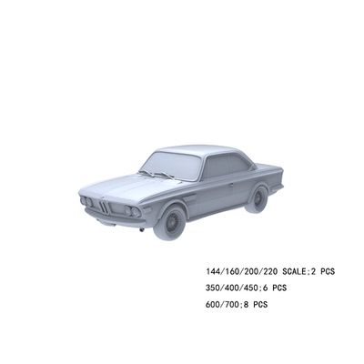 宝马 2002 Turbo 复古性能车模型 德系经典小钢炮 场景 DIY