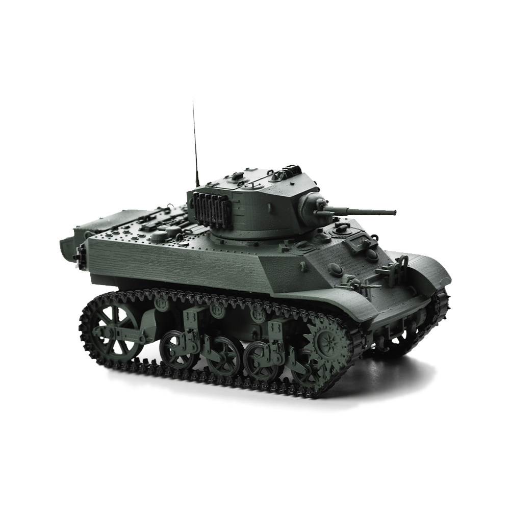 7 1/76 3d打印 美国 m3a3 斯图亚特 轻型坦克