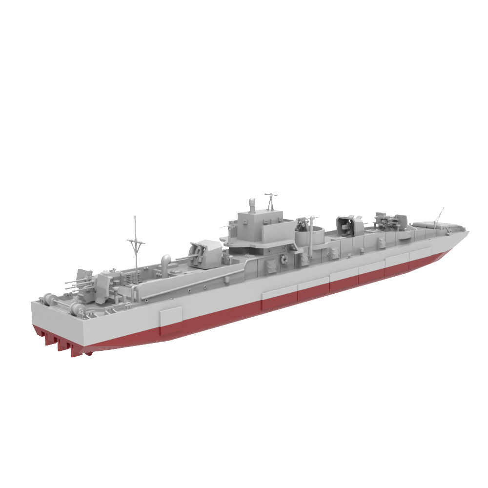 预售 RHWS72002/S-A 1/72 德国D1型火炮驳渡船