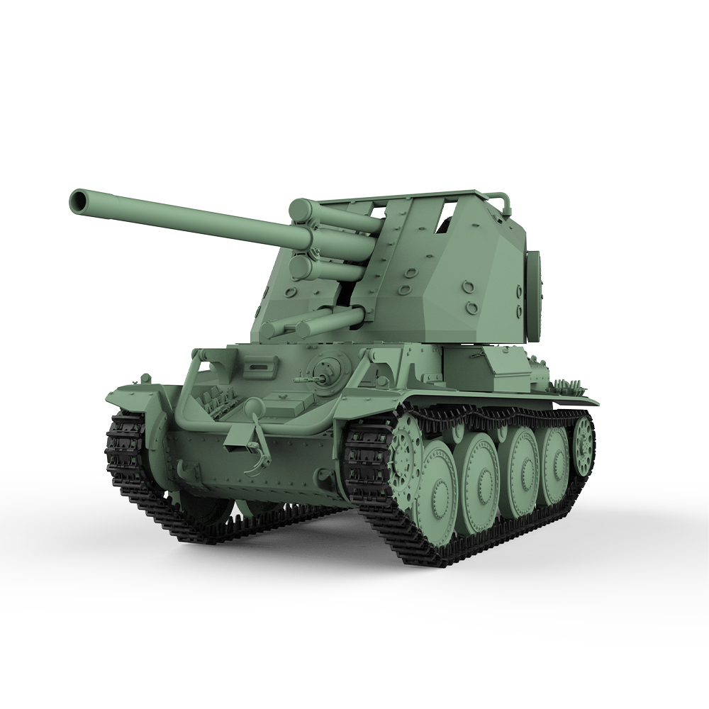 SSMODEL SS100736 1/100 军事模型 瑞典 II型 坦克歼击车