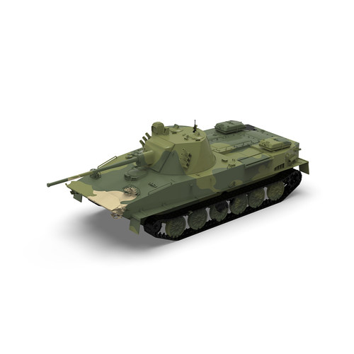 SSMODEL SS100588 1/100 军事模型 苏联 PT-76-57 轻型坦克 - 封面