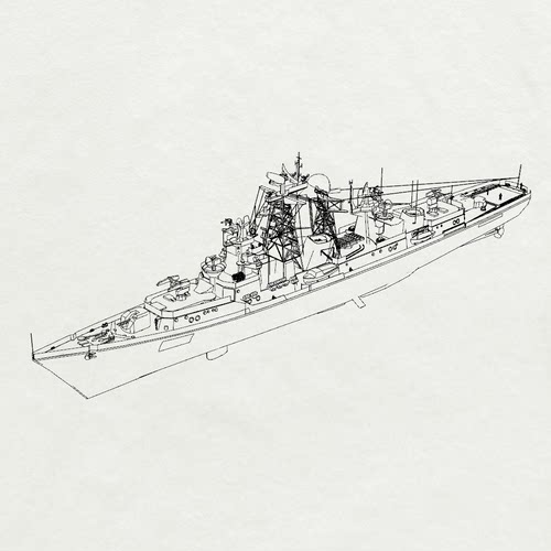 预售SSC2000195/S 1/2000  苏联海军 卡辛级 61 型 驱逐舰