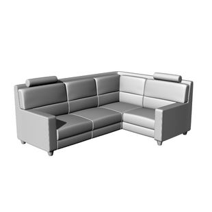 转角沙发 场景模型 2pcs 各比例 老姚手工坊