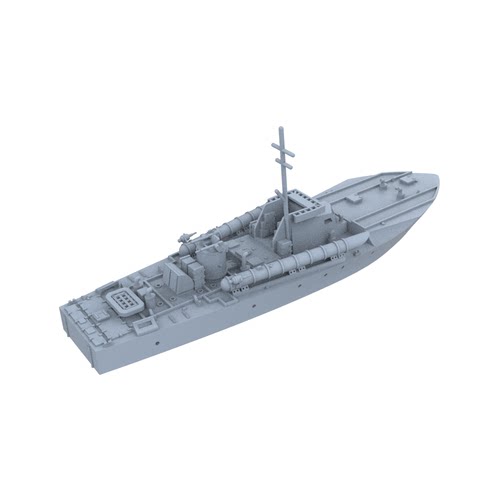 1/350比例 英国 MTB35级沃斯珀鱼雷艇72英尺型1批次   配兵人