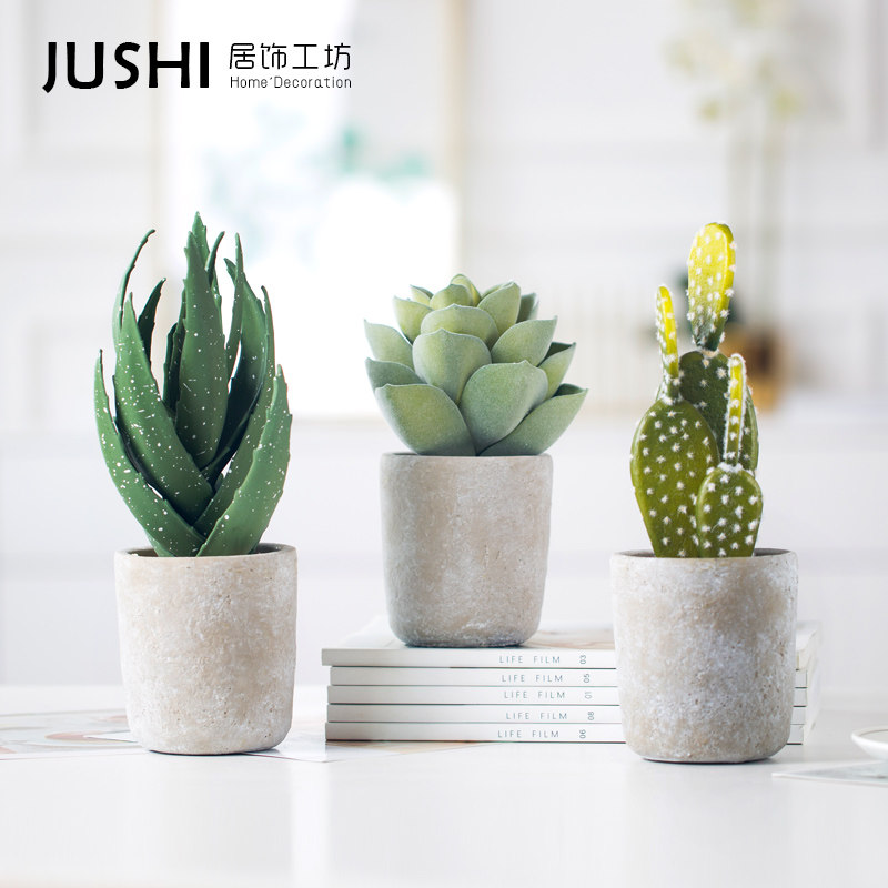 Northern Europe High simulation aloe Cactus Fake plants Green plant Potted plant a living room Showcase a decoration TV cabinet decorate Decorationin the Home accessories , Vase/Flower/Artificial flowers/Imitation jewelry , Bonsai plant simulation  category - from Buy2taobao.com to provide professional Taobao agent buy service