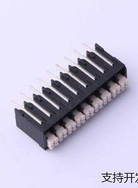 JL212V-35009B01 弹簧式接线端子 1x9P 3.5mm 每排P数:9 排数:1