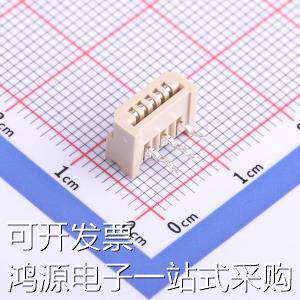 AF125-S05WCC-00 FFC/FPC连接器 FPC 1.25mm 5P 单侧触点上接/弯