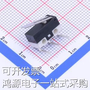 K9-1267B-R行程开关 12.70mm*5.60mm直柄右弯小微动原装现货