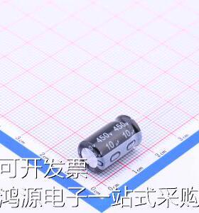 ECR2WLK100MLL100016E 直插铝电解电容 10uF ±20% 450V 原