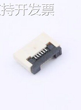 BTC05202-060R-0WXW FFC/FPC连接器 翻盖式 下接 P数:6P 间距:0.5