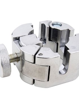 kupo  天地撑杆管夹铝合金夹钳  三向锁环银色黑色适合管径40-45 mm KD-900P/KD-900B 天地杆配件